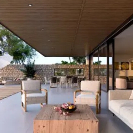 SOFFIT – GOLDEN OAK PANEL - Image 2