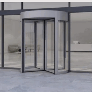 Revolving Glass Door System